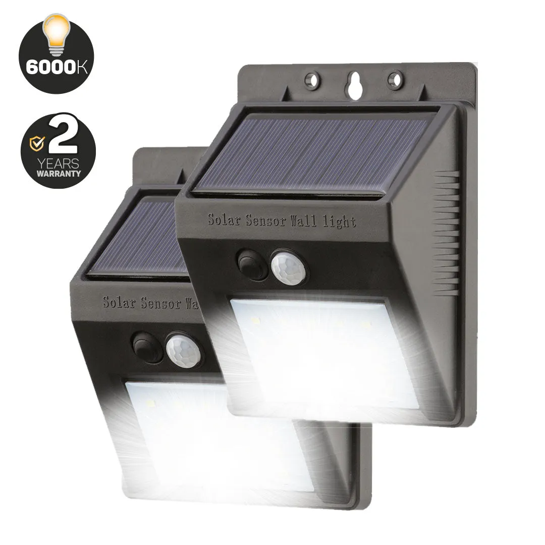 20 LED Solar Security Lights with Advanced Motion Sensor (Set of 2)