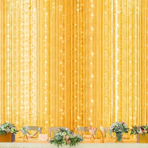 600 LED Window Curtain String Light - Warm White