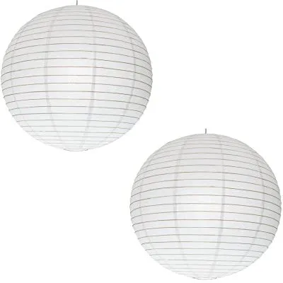 BESTDI Paper Lantern Paper Ball Lamp Shade for Birthday Celebrate/Baby Showers/Weddings/Birthday Party/Indoor Decoration/Outdoor Decoration (12 Inch; White) Pack of 5