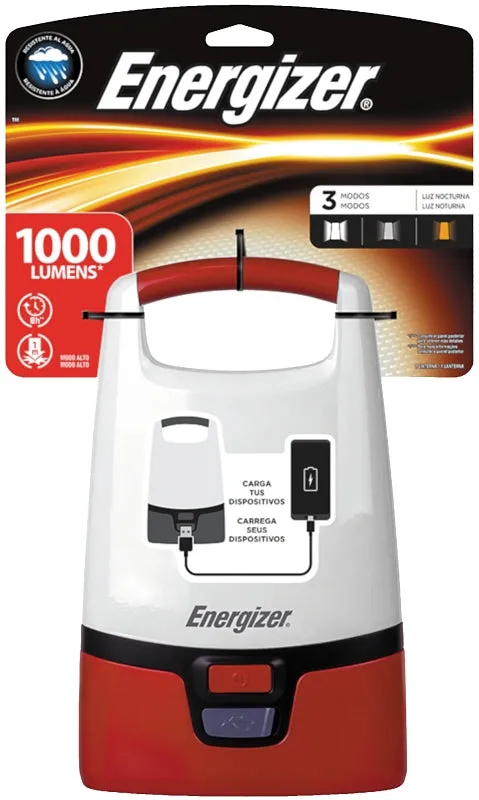 Eveready ENALU45E Vision Lantern, D Battery, LED Lamp, Plastic, Red :CD: QUANTITY: 1