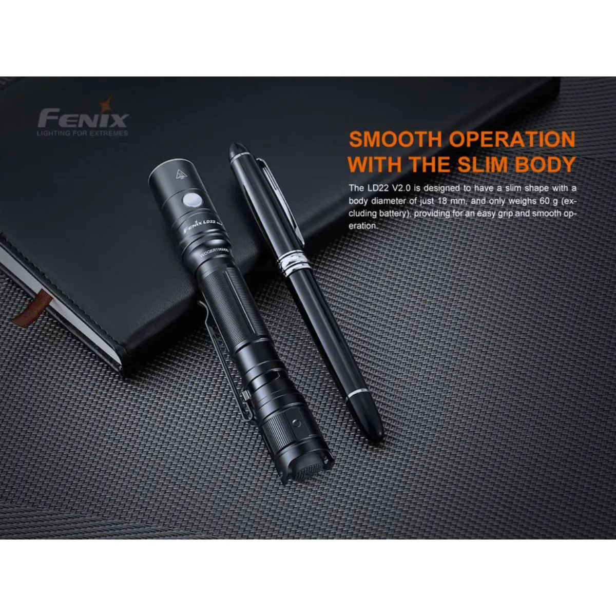 FENIX LD22 V2.0 800 LUMEN FLASHLIGHT