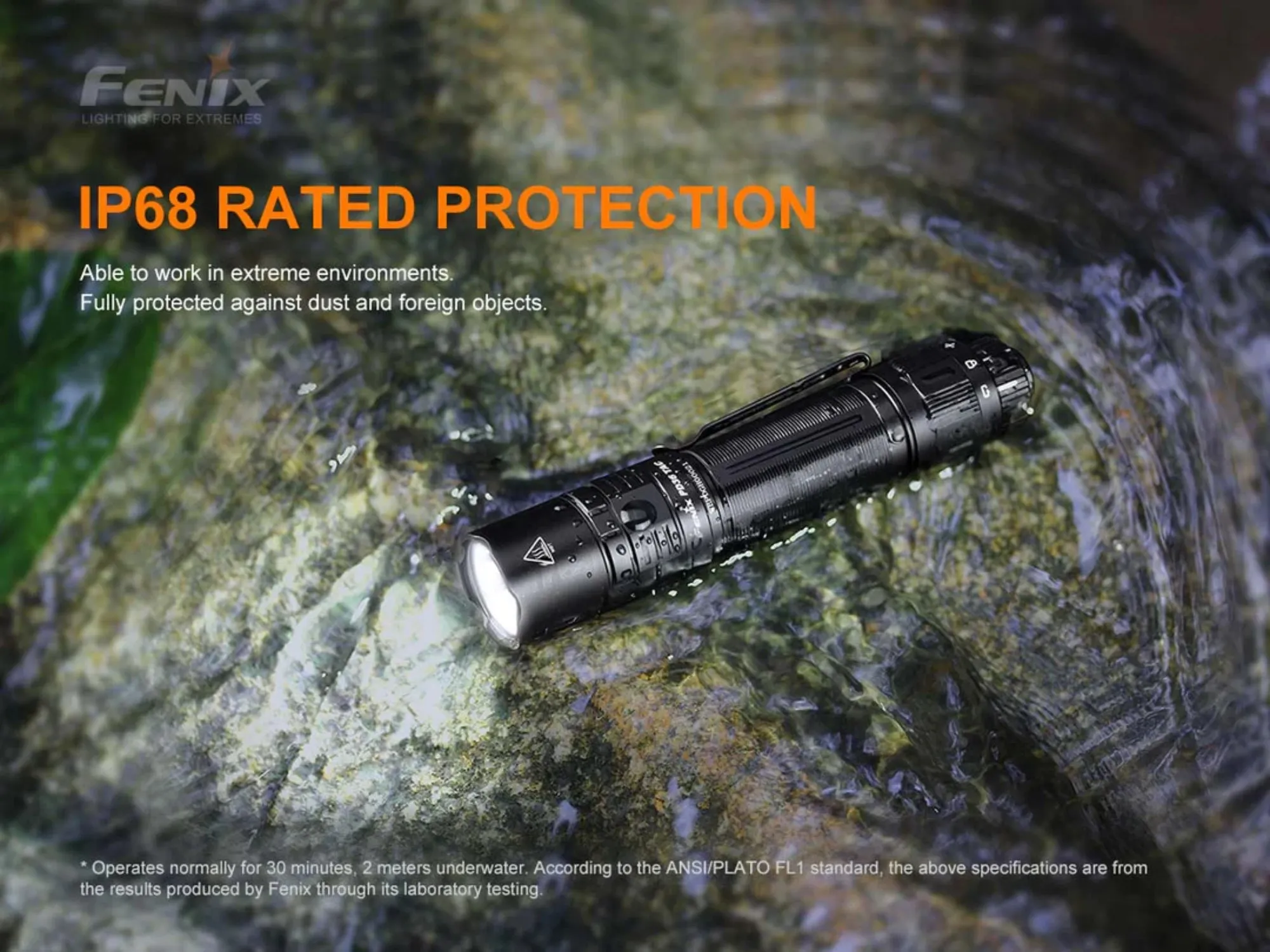 Fenix PD36 TAC 3000 Lumen EDC Tactical Flashlight with 5000mAh Battery