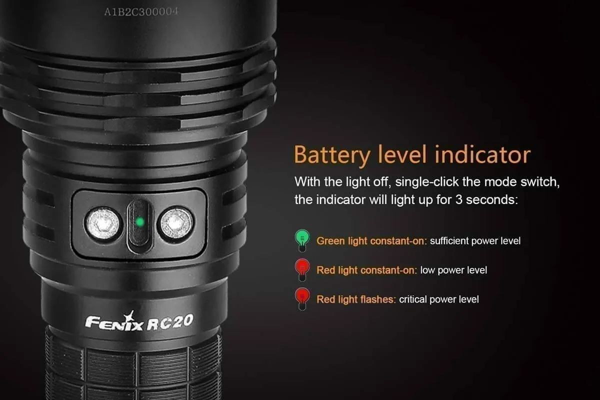 FENIX RC20 1000 LUMEN CRADLE FLASHLIGHT