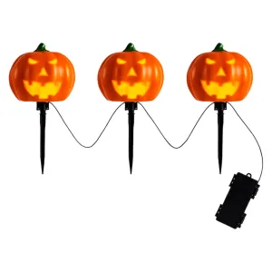 Halloween Animated Pumpkin Pathway Lights 5ft