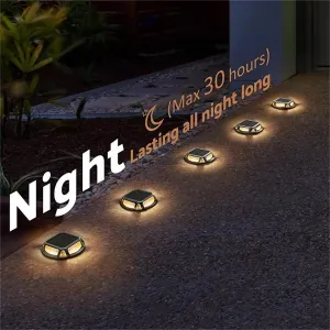 IP68 Waterproof Solar Deck Lights for Outdoor Garden, Stairs, and Walkways