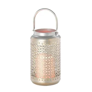 Iron Filigree LED Lantern