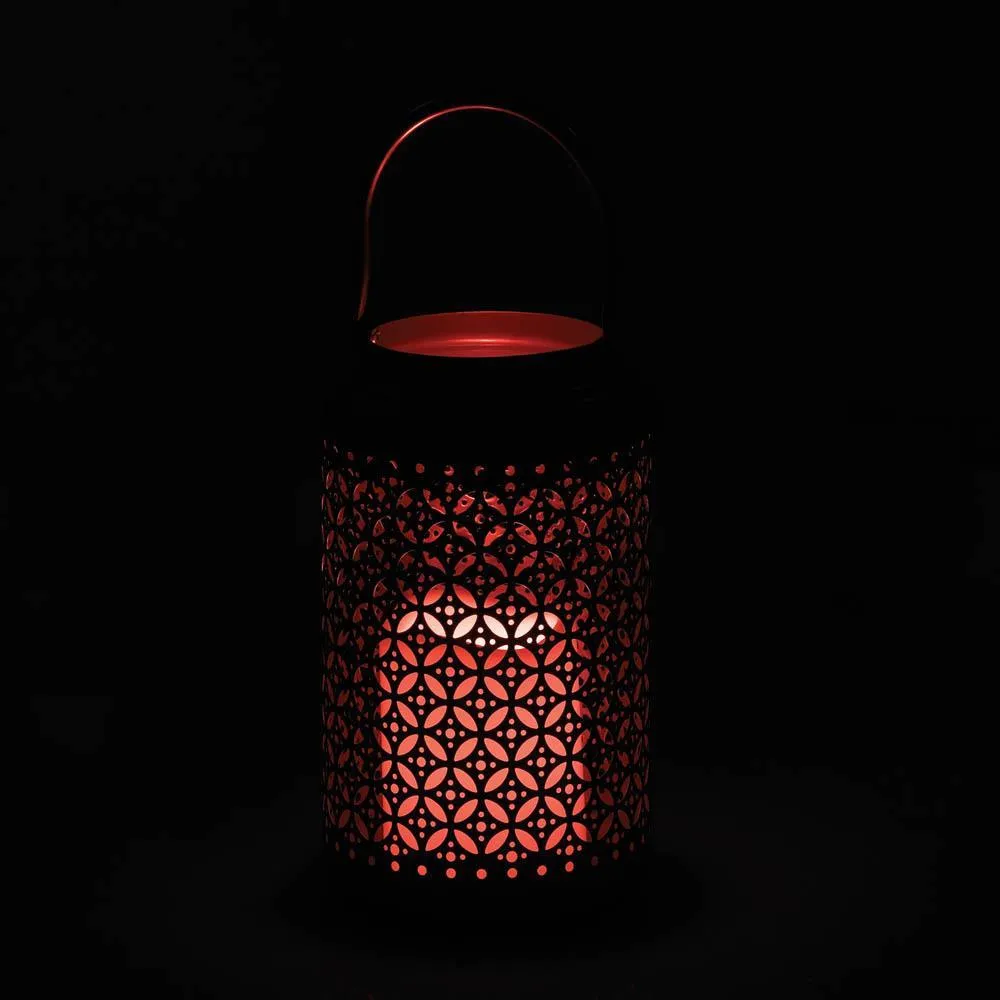 Iron Filigree LED Lantern