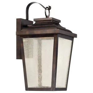 Irvington Manor 17 in. LED Outdoor Wall Lantern Bronze Finish