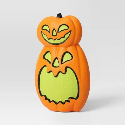 Light and Sound Pumpkin Jacks Outdoor Halloween Decorative Prop- Hyde & EEK! Boutique