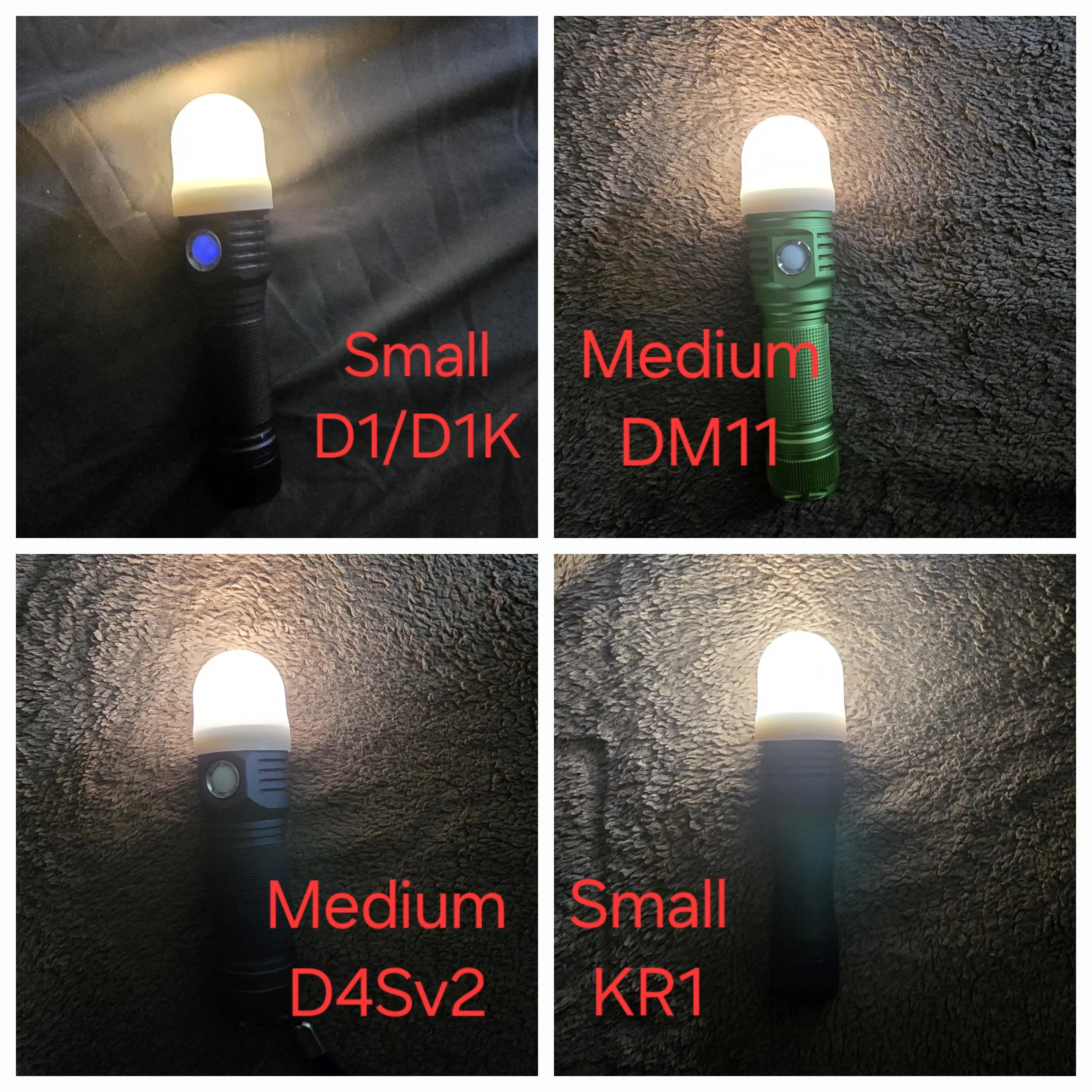 Lumintop Silicon Diffusers