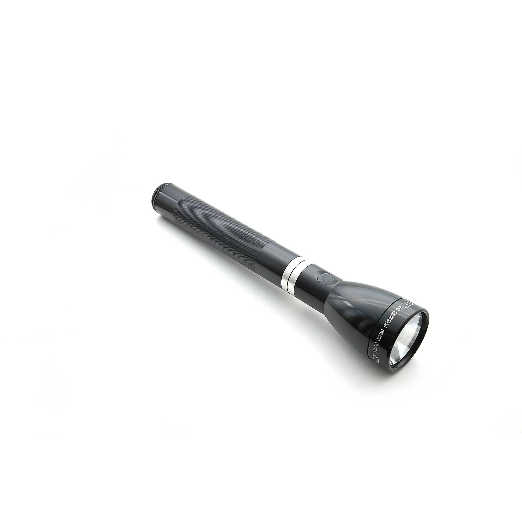 ML150LR Rechargeable LED Fast - Charging Flashlight - Gloss Black - Custom Tactical Engraving