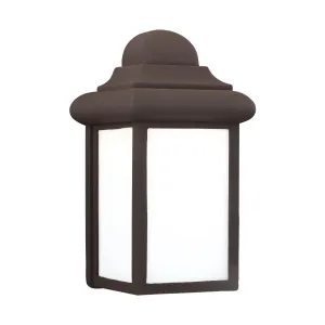 Mullberry Hill 9 In. LED Outdoor Wall Light Bronze Finish