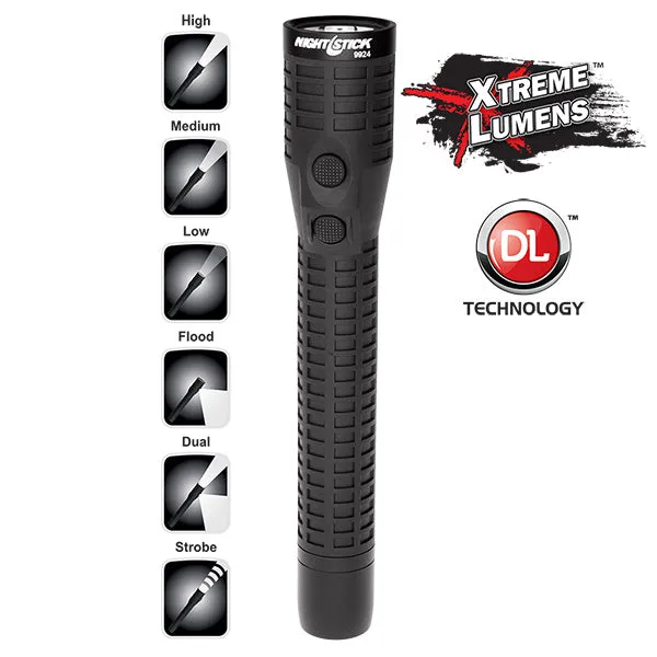 NIGHTSTICK NSR-9924XL Polymer Duty/Personal-Size Dual-Light™ Rechargeable Flashlight