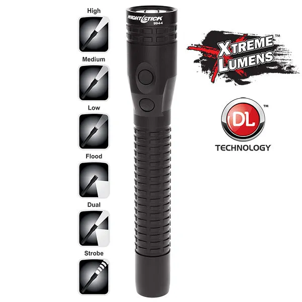 NIGHTSTICK NSR-9944XL Metal Duty/Personal-Size Dual-Light™ Rechargeable Flashlight