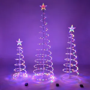 REDCOLOURFUL 30.75ft Christmas Pathway Marker String Lights Colorful