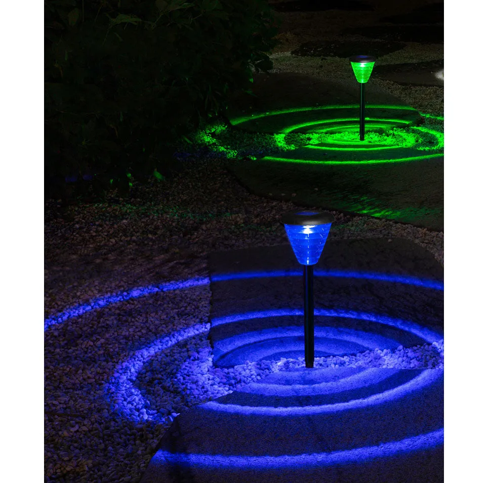 Solar Outdoor Garden Color Changing/Warm White Light