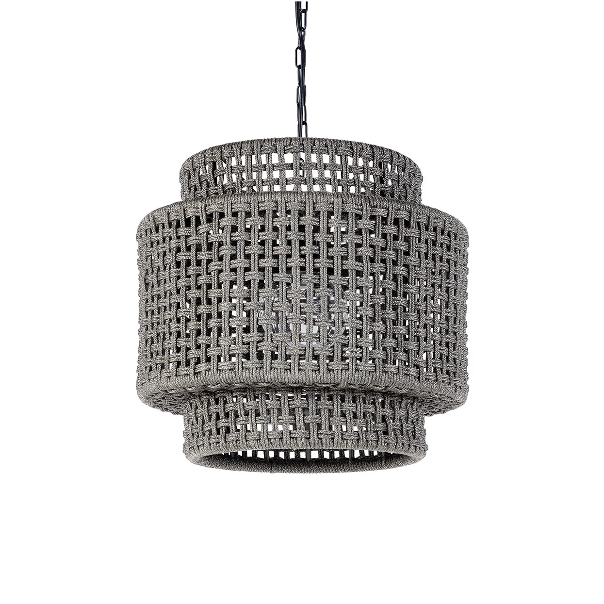 Twine Mesh 1-Light Outdoor Pendant