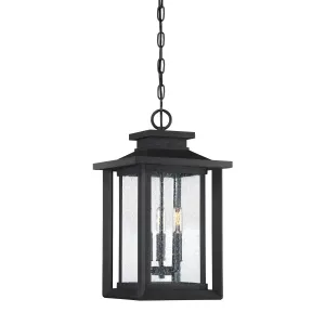 Wakefield 3-Light Outdoor Lantern in Earth Black