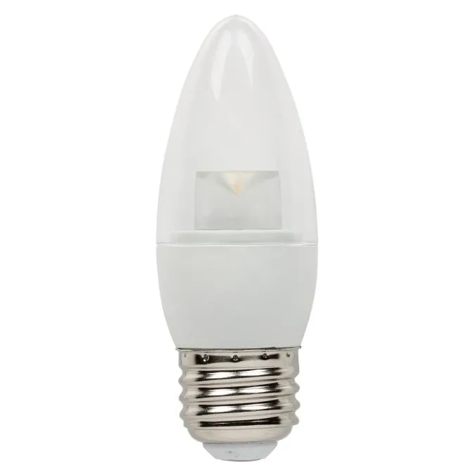 Westinghouse 5314400 4.5 Watt LED B11 Decorative Dimmable - 2700 Kelvin - Warm White - 300 Lumens - E26-Medium Base - 120 Volt - Hanging Box