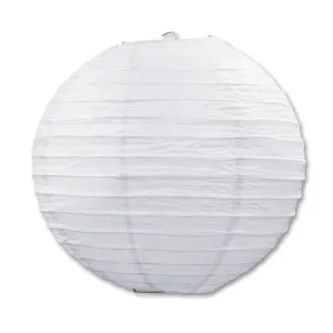 White Oktoberfest Paper Lanterns